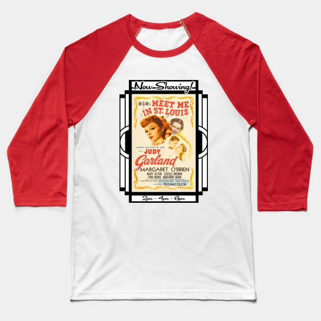 Meet Me In St. Louis (Framed) Baseball T-Shirt by Vandalay Industries